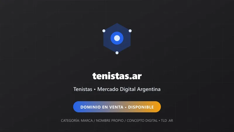 Identidad gráfica y activo digital para Tenistas en Argentina